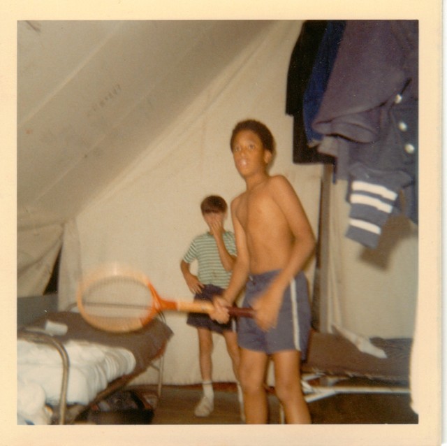 Dave Baker, Brit Blake in J1

I think they were bat hunting.