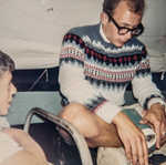 Jim Kahn & Mike Freeland preparing for Taps (1966)