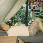 S-6 Councilor Russ Hatch, with his trademark lumberjack shirt hanging (1967)
