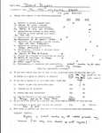 Dan Mannis' evaluation of JC Dave Ayars, sent to Dave's parents (1971)
