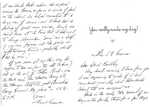Frank's response to Dave's letter. Seems like poor Wyanoker overnighters went hungry.