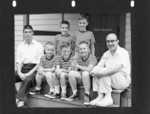 1955 Cabin 8 Ted Berard, Counselor Gregory Downes, JC