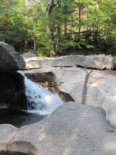 One of many falls and streams along the "Kanc" and not too far from The Flume
October 2011