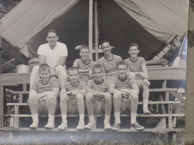 S-7 1959
Front: William Worthen(?), David Aston, John Heald, Dennis Murphy
Back: Harold Donnelly, Don Risser, Robert Shull(?), Rowland "Brownie" Evans