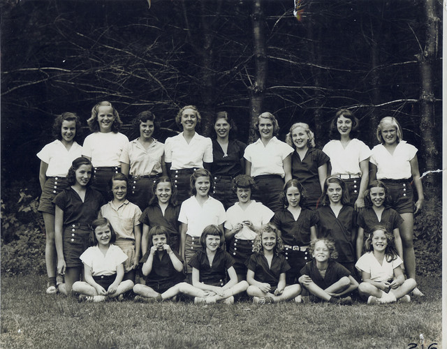 Winnemonters with Brothers at Wyanoke--1948