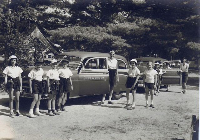 Camp Wagons off to Green Mtn.--1958
