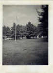 Flagpole at Center of Camp, 1956