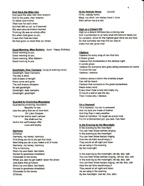 Lyrics Page 4