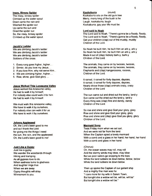 Lyrics Page 5