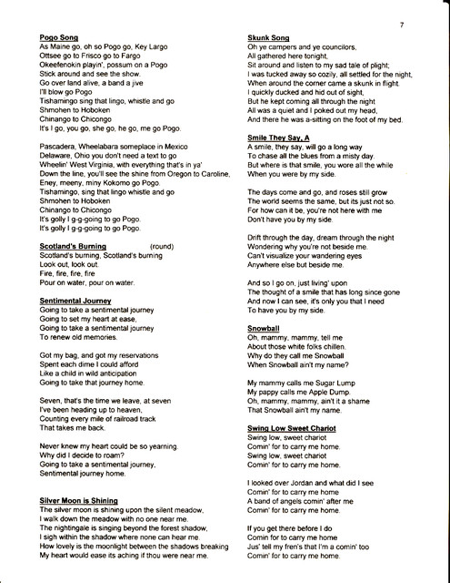 Lyrics Page 7
