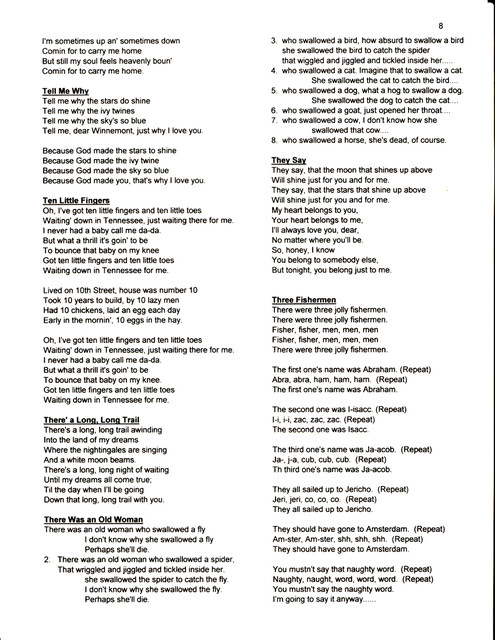 Lyrics Page 8