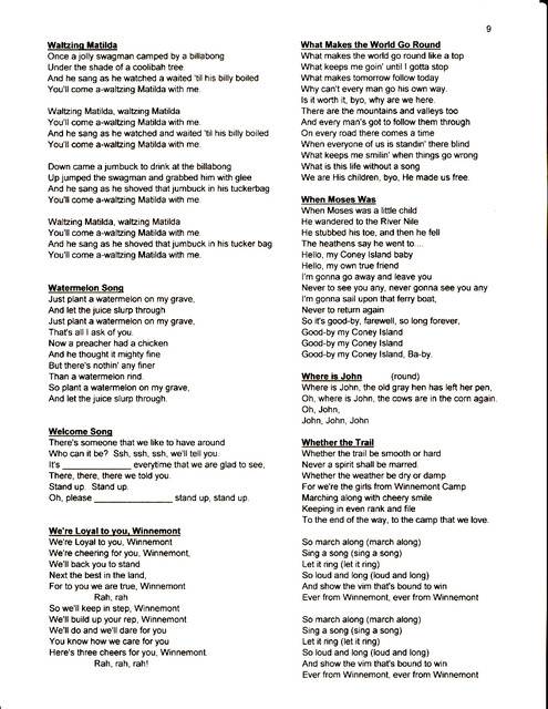 Lyrics Page 9